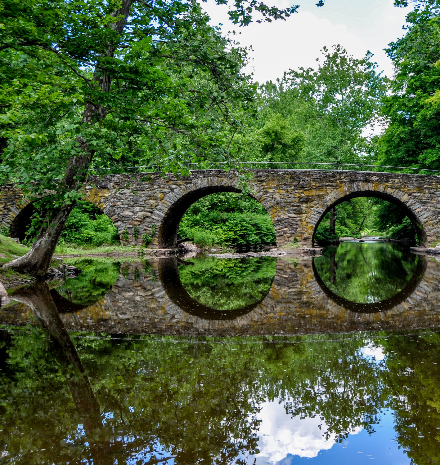 Photographers from around the globe travel to Kenoza Lake’s Stone Arch Bridge just for this very reason. Yes, the trees are that green. Scout’s honor!